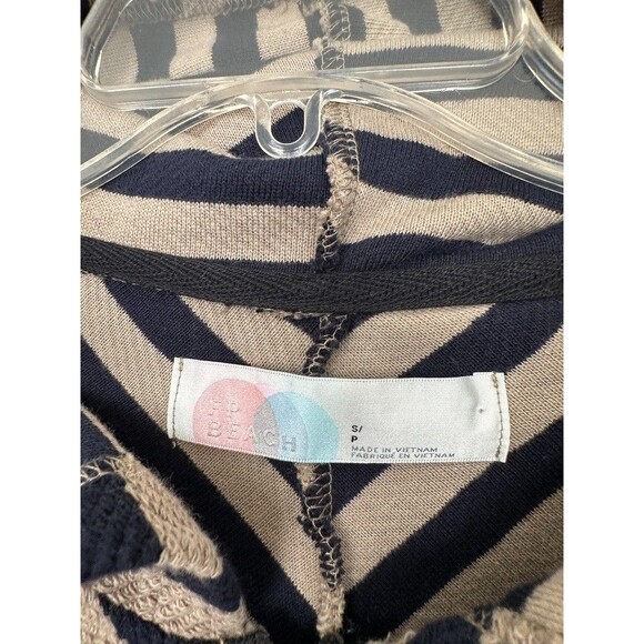 Free People Cruel Summer Beach Striped Ground Coriander Jumpsuit Women's Small - Picture 6 of 11